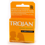 Trojan Ultra Ribbed Lubricated Condom