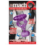 The Macho Double Cock And Balls Ring