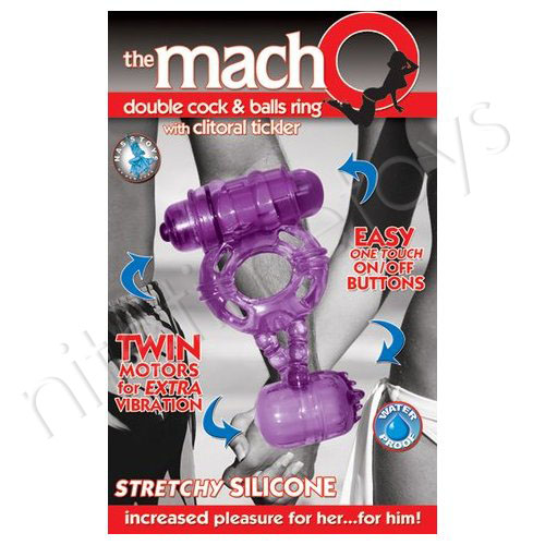 The Macho Double Cock And Balls Ring TEXT_CLOSE_WINDOW