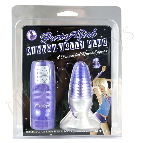 Party Girl Ribbed Jelly Plug TEXT_CLOSE_WINDOW