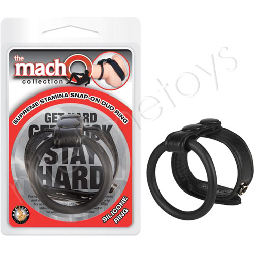 The Macho Supreme Stamina Snap-On Duo Ring TEXT_CLOSE_WINDOW