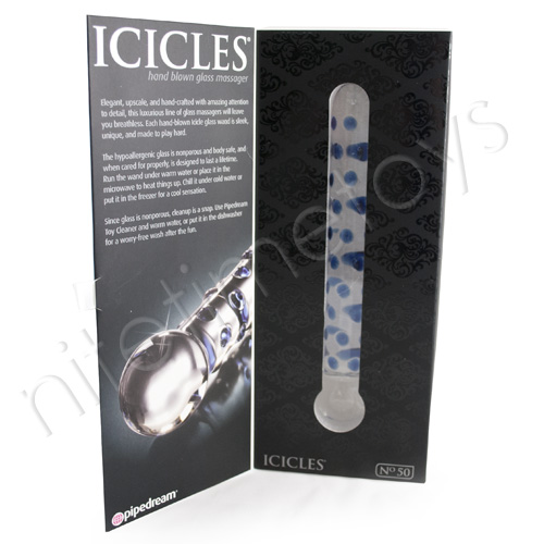 Icicles No. 50 Glass Massager TEXT_CLOSE_WINDOW