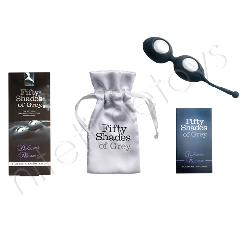 Official Fifty Shades of Grey Delicious Pleasure Silicone Balls TEXT_CLOSE_WINDOW