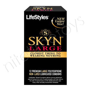 Lifestyles Large Skyn Non-Latex Condoms